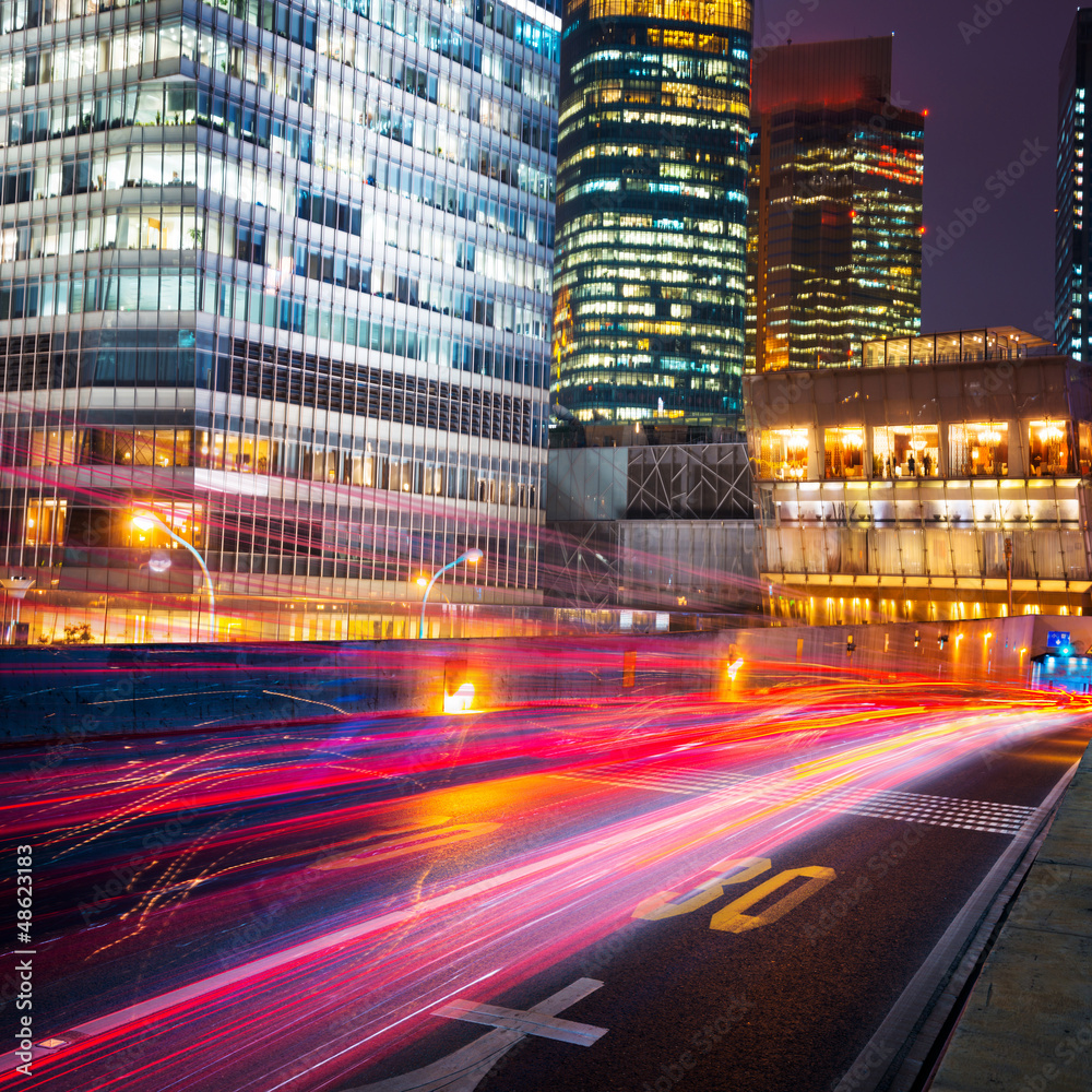 现代城市夜景