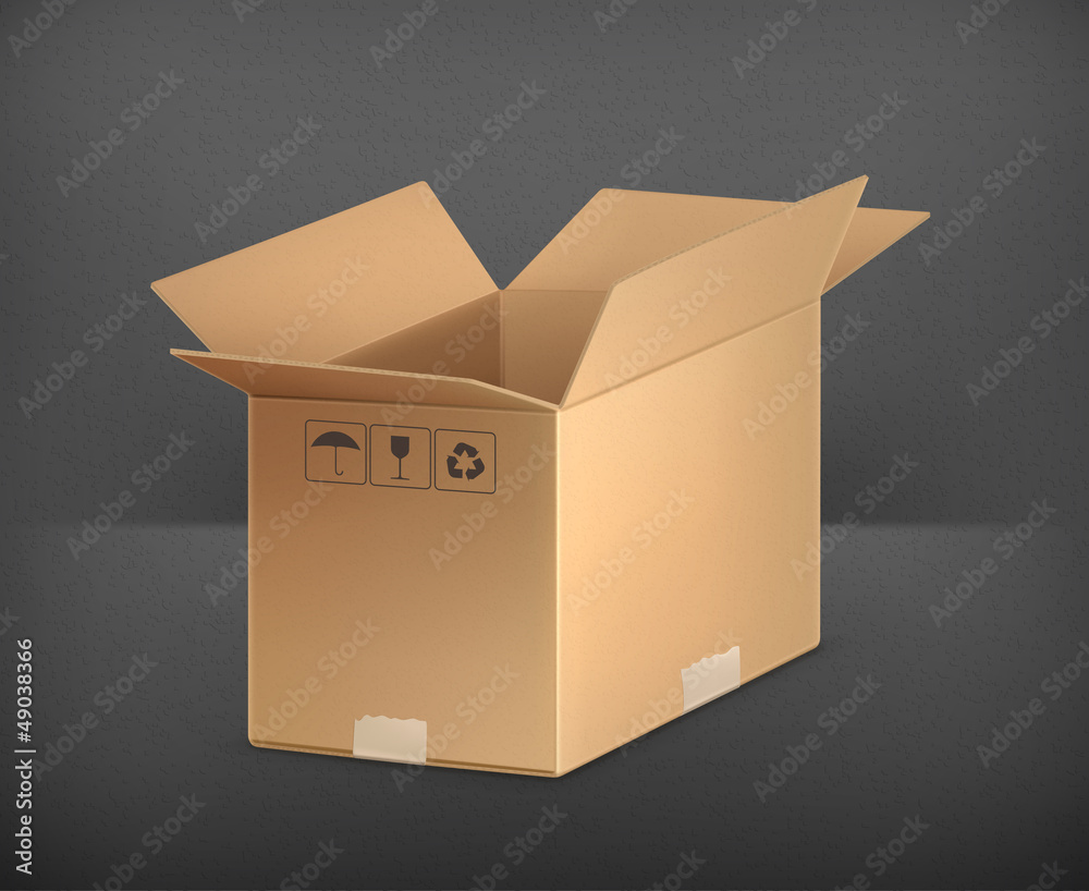 Open carton box