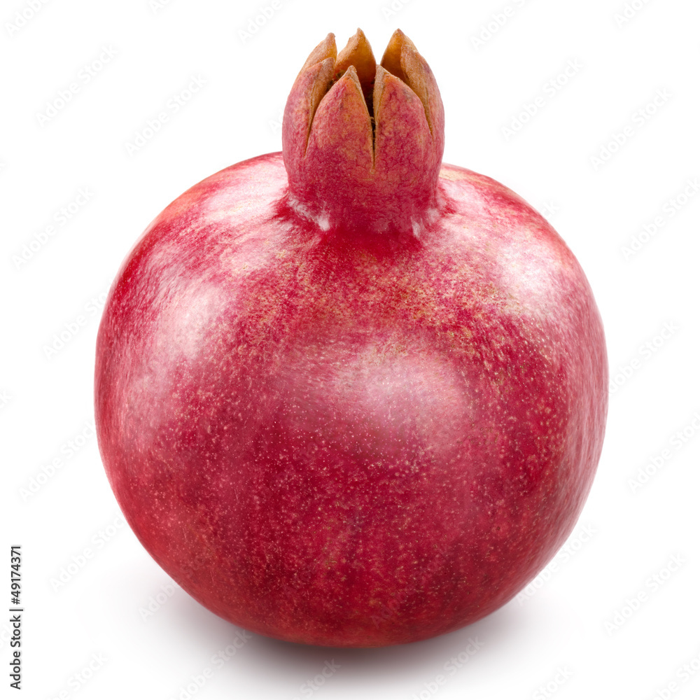 pomegranate isolated on white background