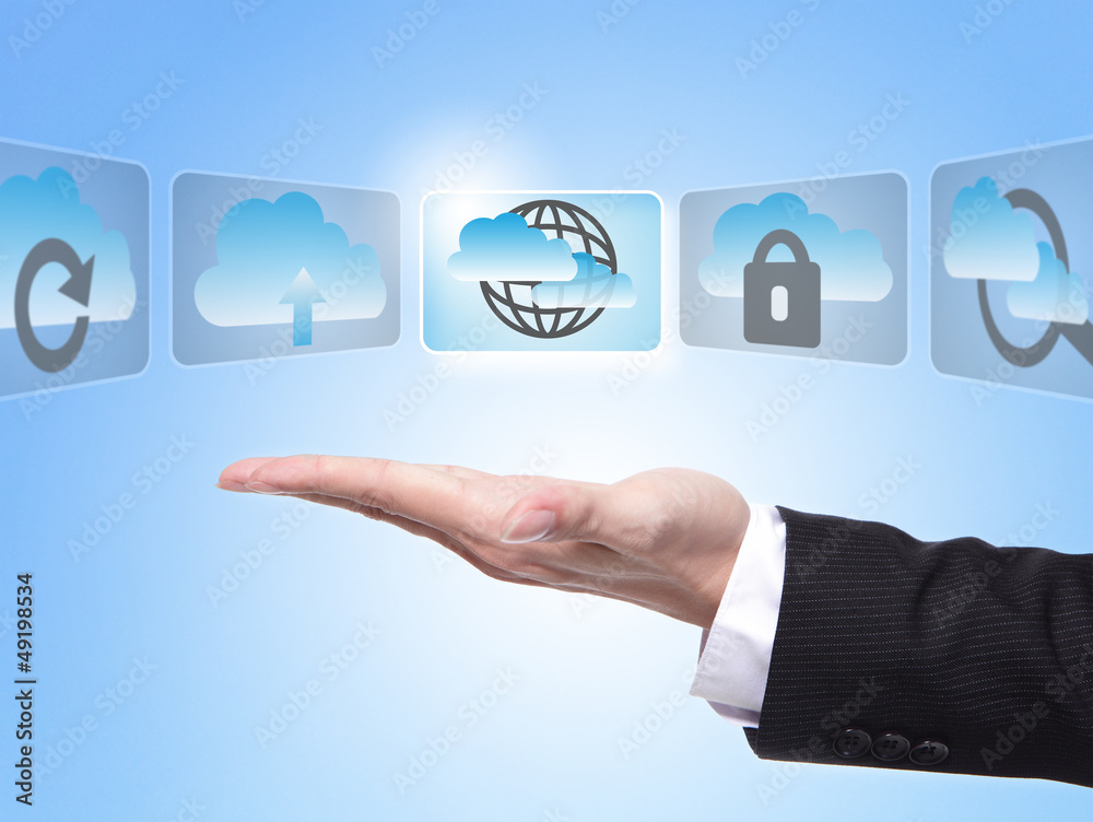 Cloud computing concept