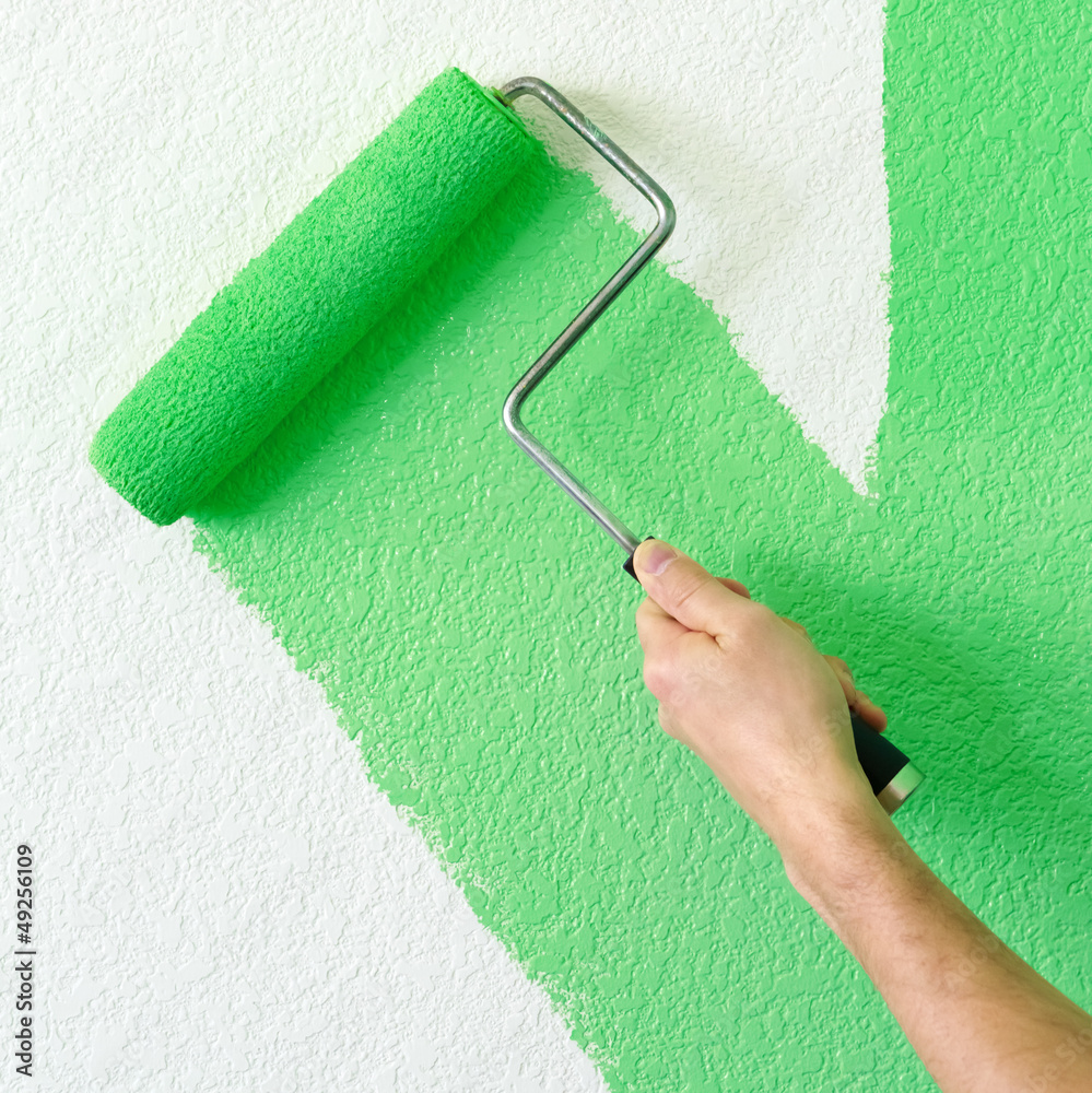 painting a wall