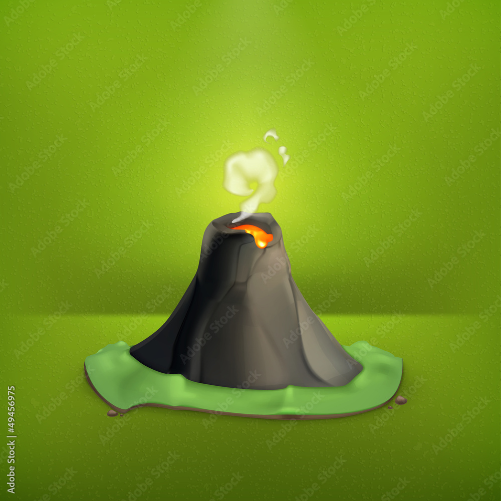 Volcano, icon