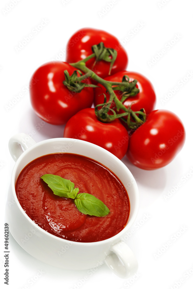 Traditional tomato soup