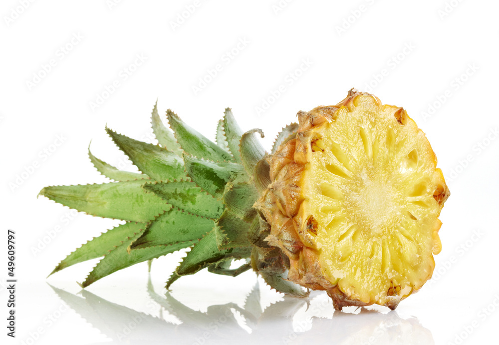 half pineapple