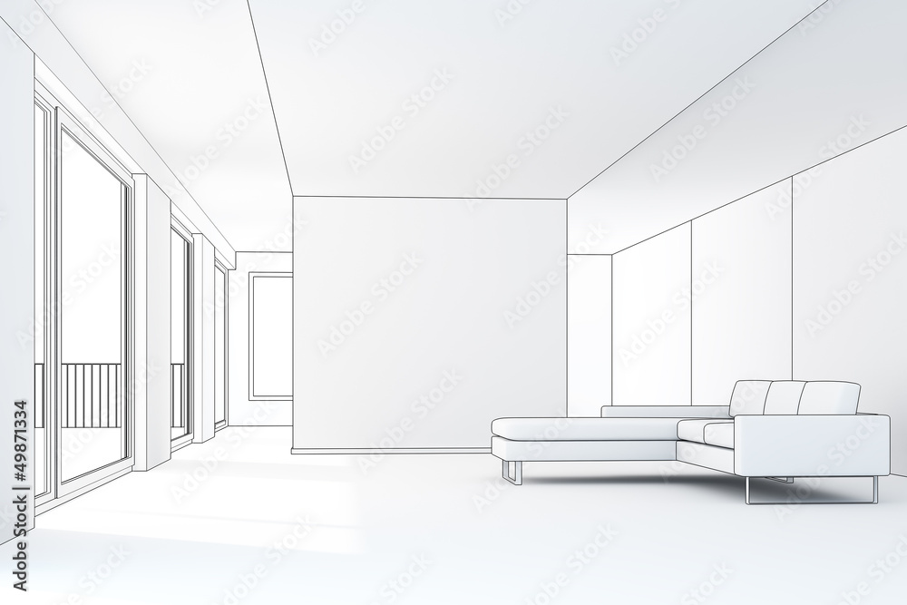 Loft 1 3D CAD Rendering