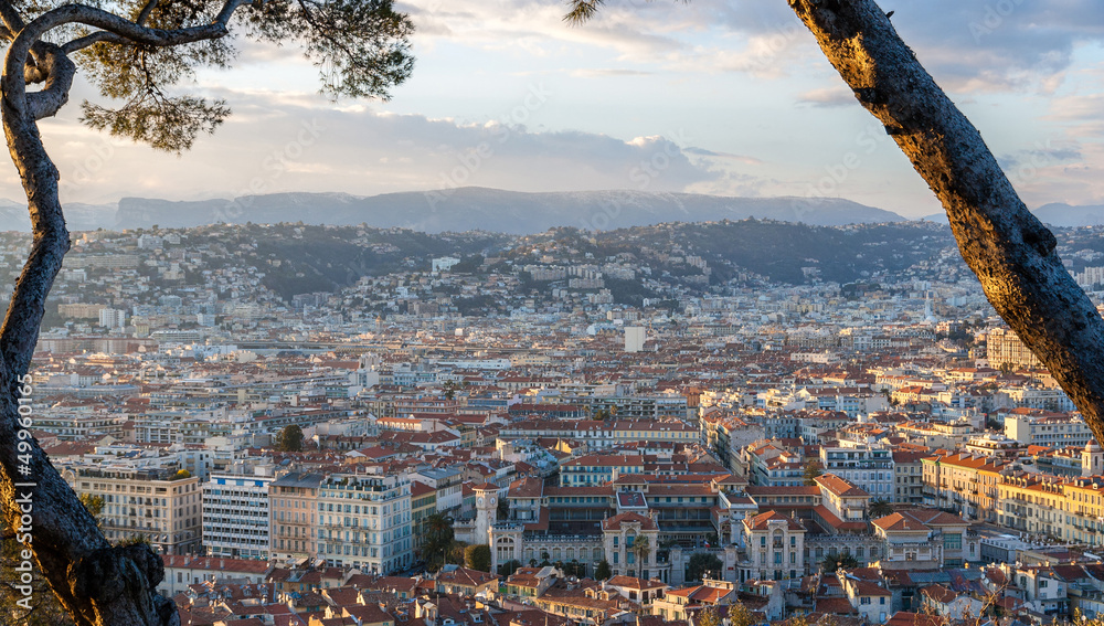 View of Nice city - Côte dAzur -  France