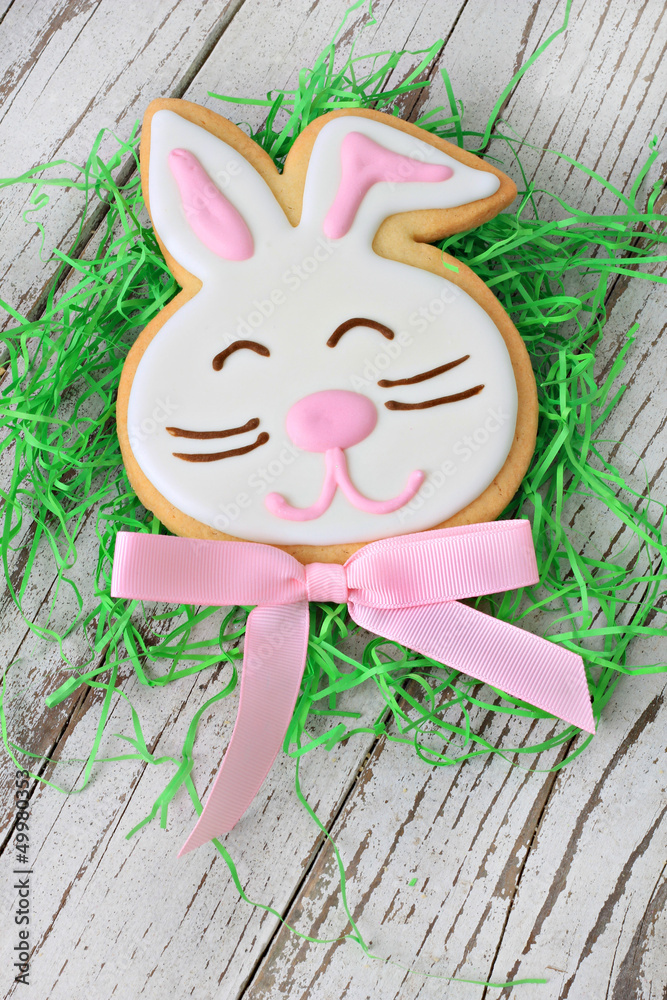 Easter bunny cookie