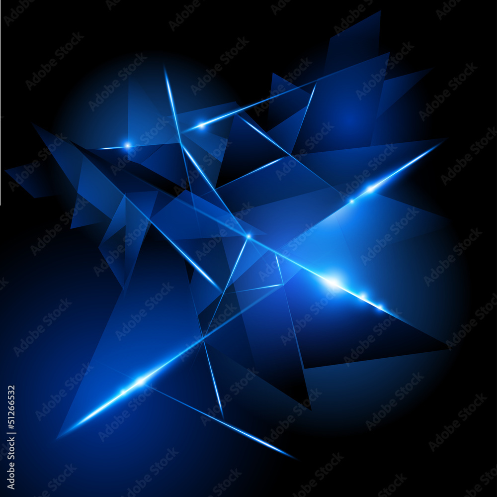 Fractured Light vector illustration