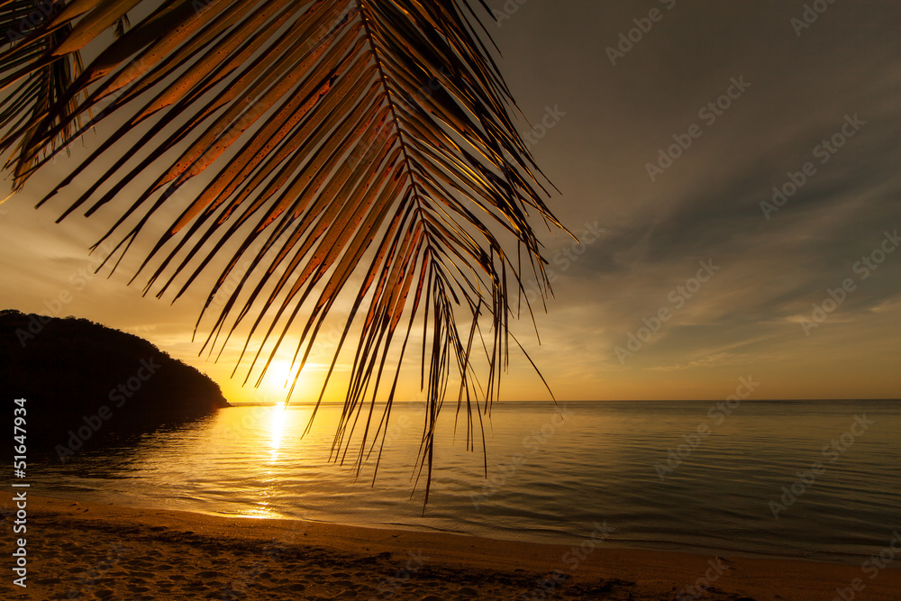 Lonley Beach Sundown