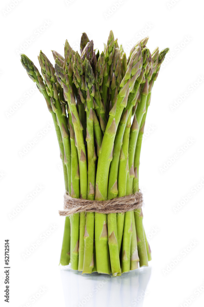 Fresh green asparagus