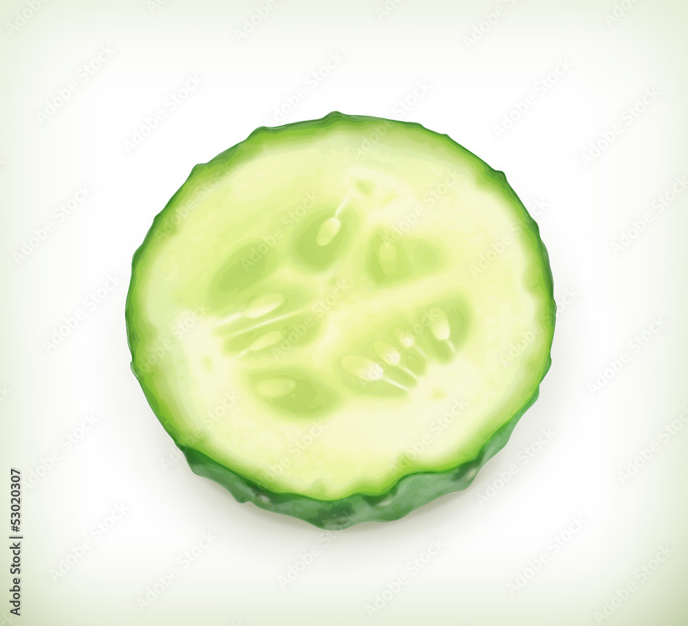 Slice of cucumber