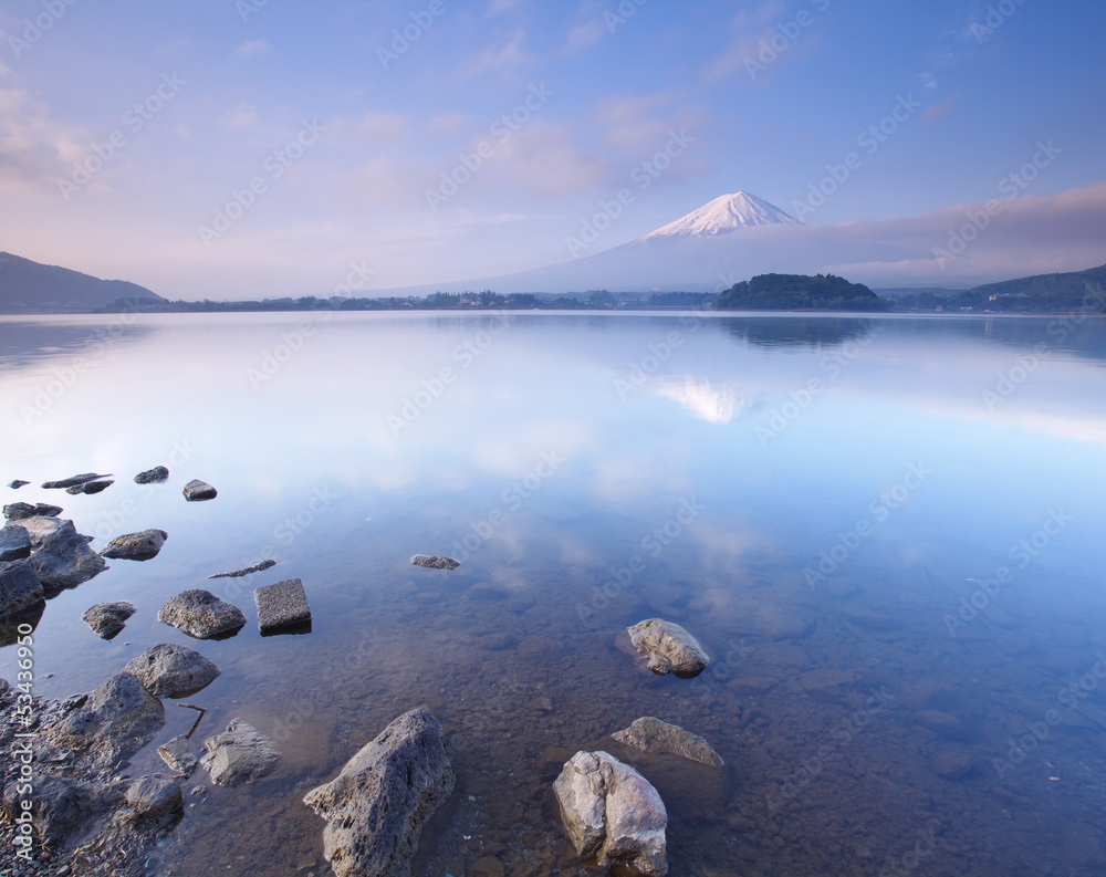 Mountain Fuji in spring