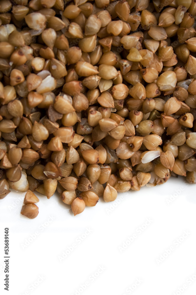 Buckwheat grains