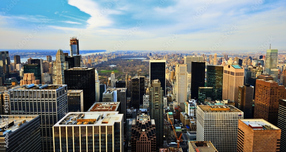 Uptown Manhattan Skyline