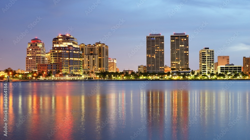 West Palm Beach Skyline