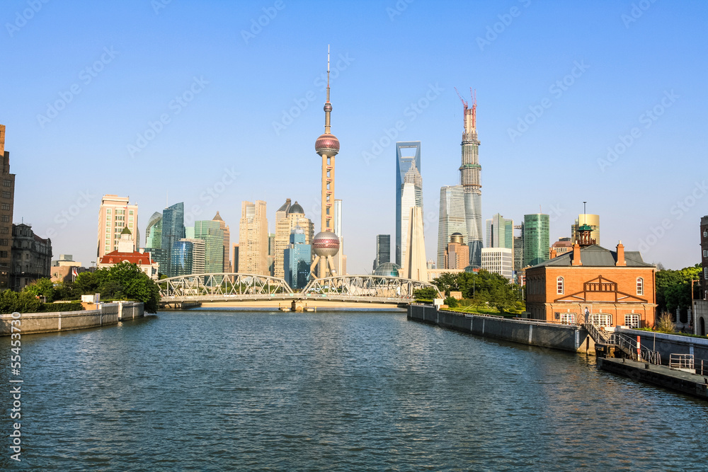 cityscape of shanghai