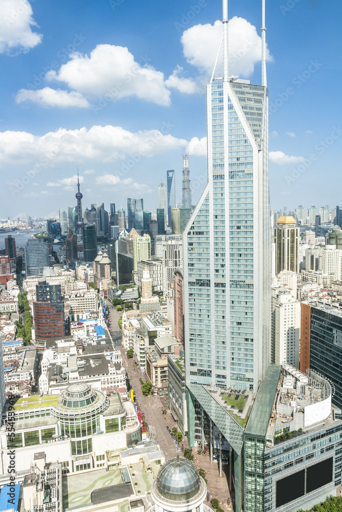 cityscape of shanghai