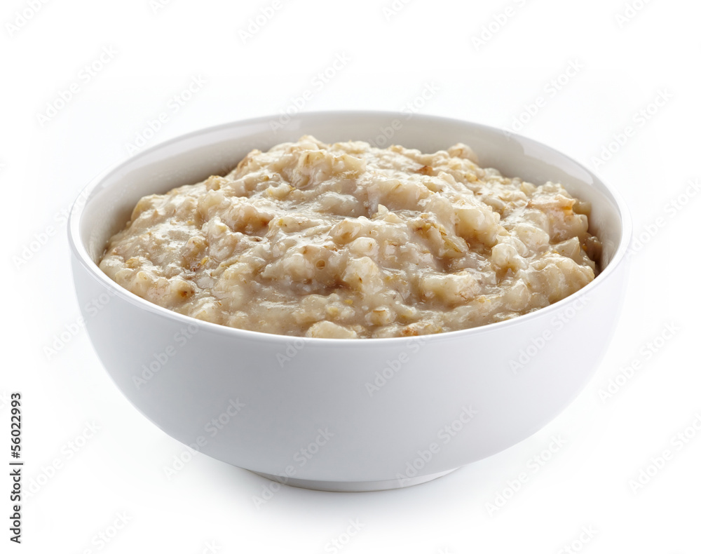 Bowl of oats porridge