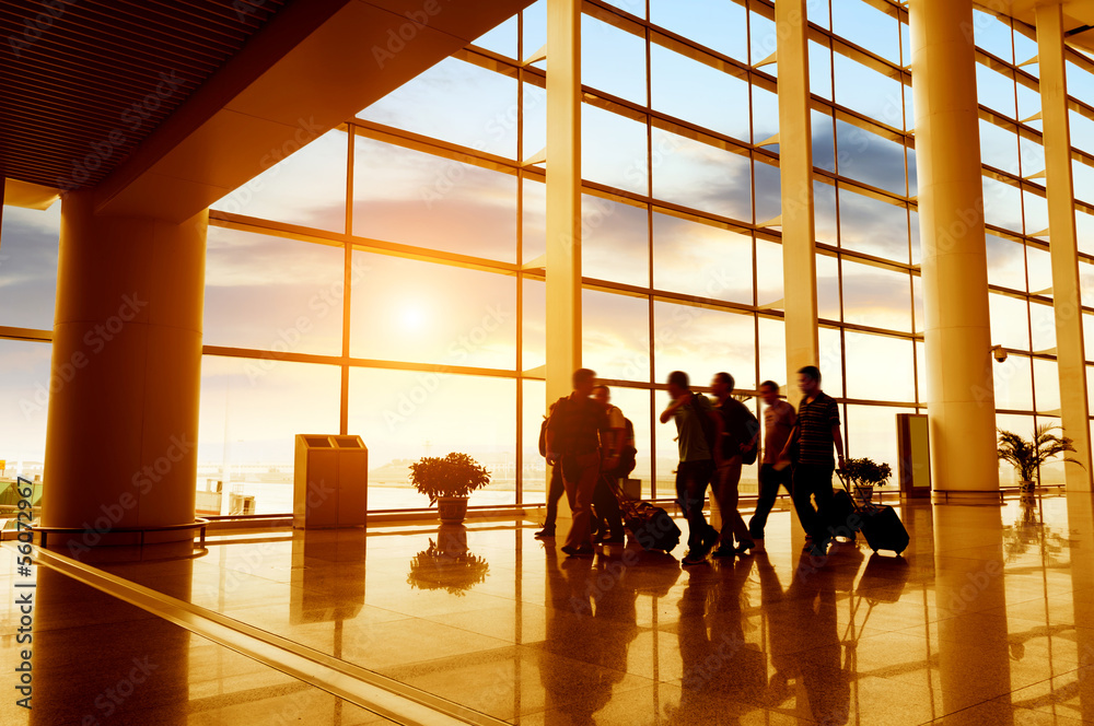 Passengers in the Airport