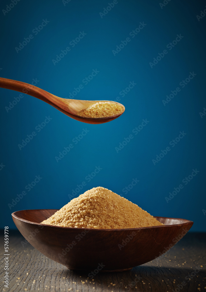 bowl of brown sugar