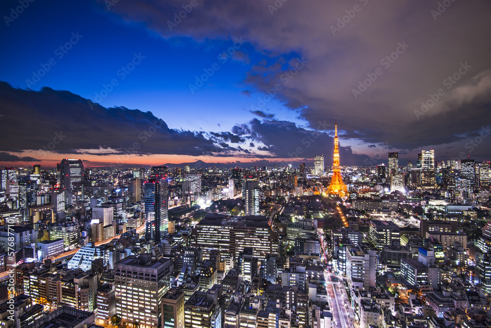 日本东京天际线