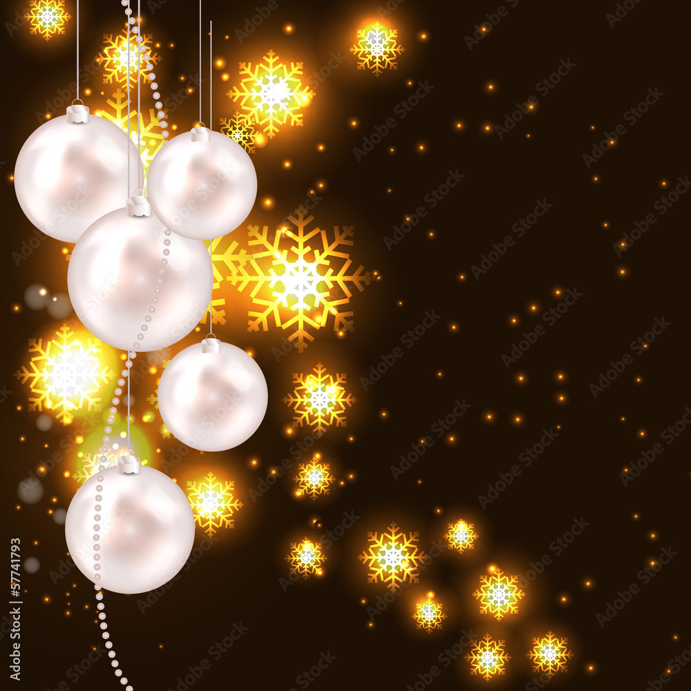 Abstract beauty Christmas and New Year background. vector illust