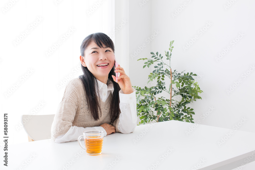 young asian woman lifestyle image