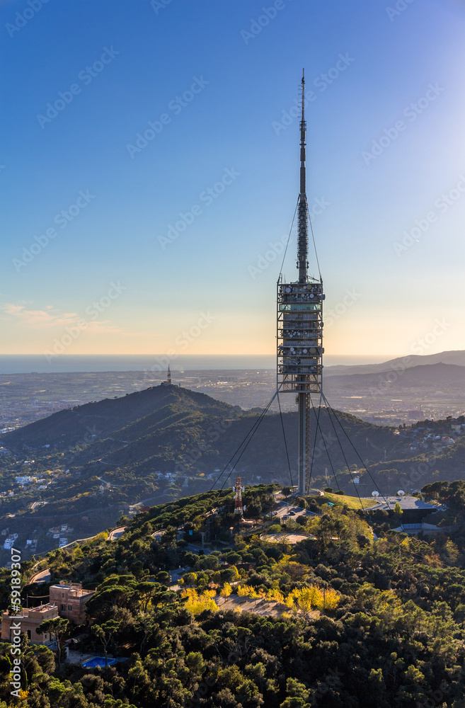 Torre de Collserola-西班牙巴塞罗那的电视塔