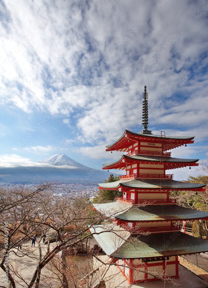 冬季富士山