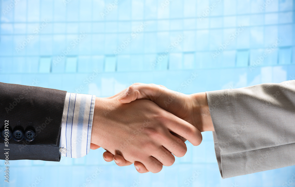 handshake of two businessmen