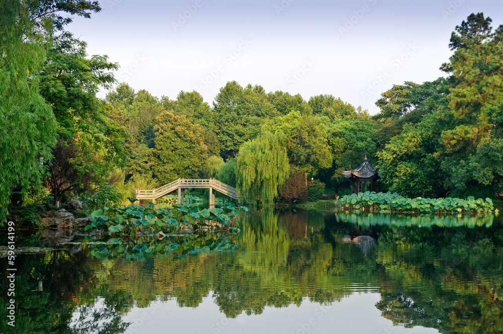 Hangzhou west lake natural scenery， in China