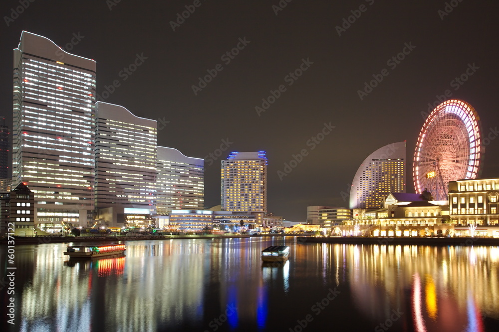 横滨天际线夜景