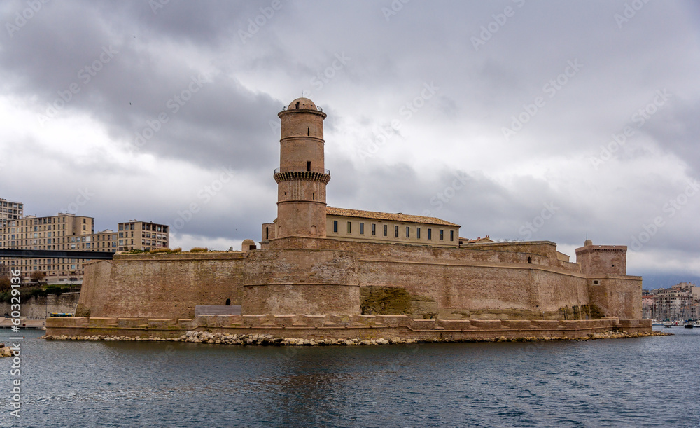 Fort Saint-Jean in Marseille, Provence, France