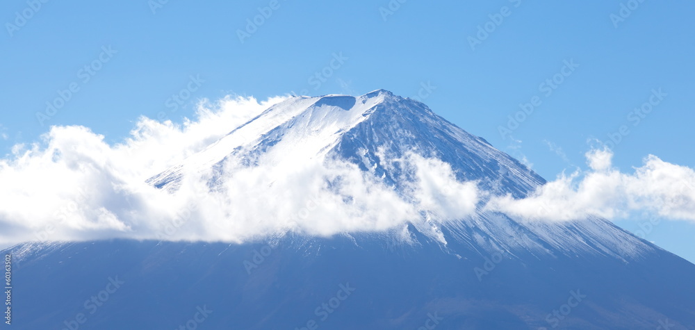 秋天的富士山