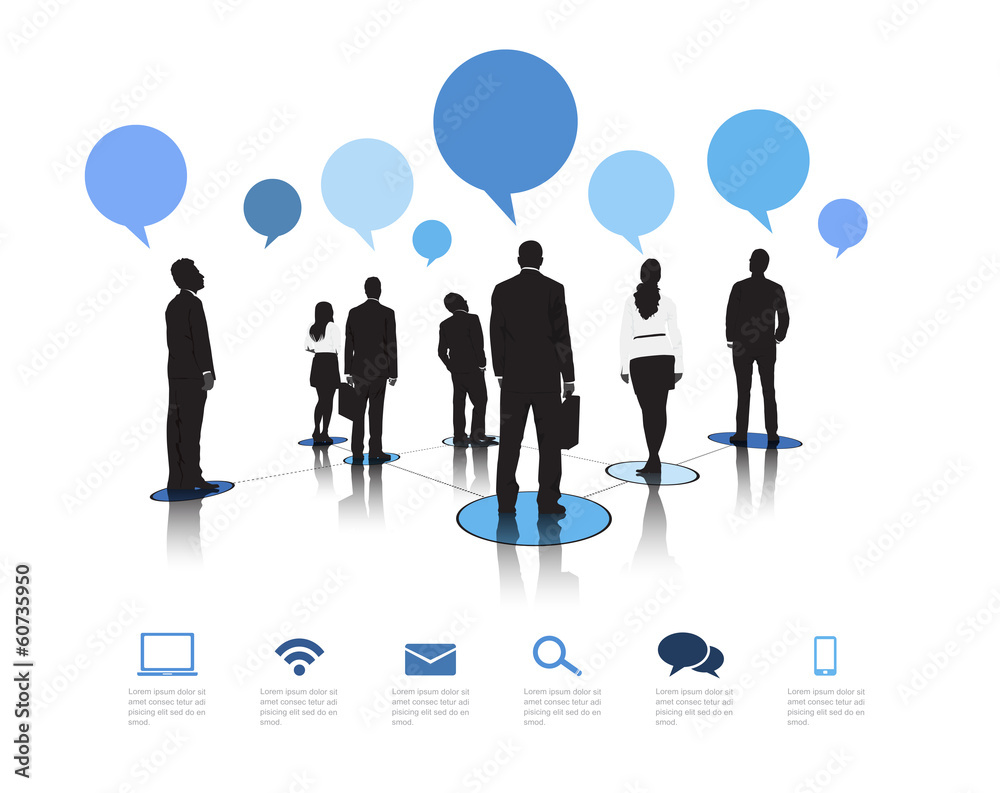 Business Communication Vector