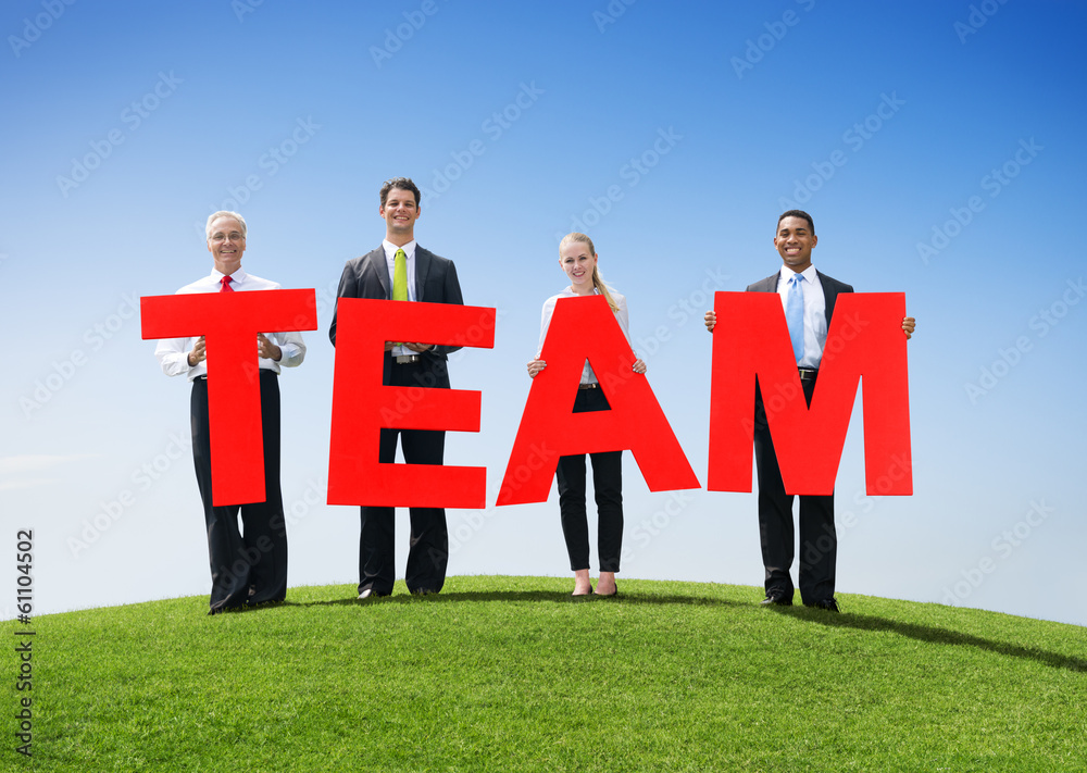 Business People Holding TEAM