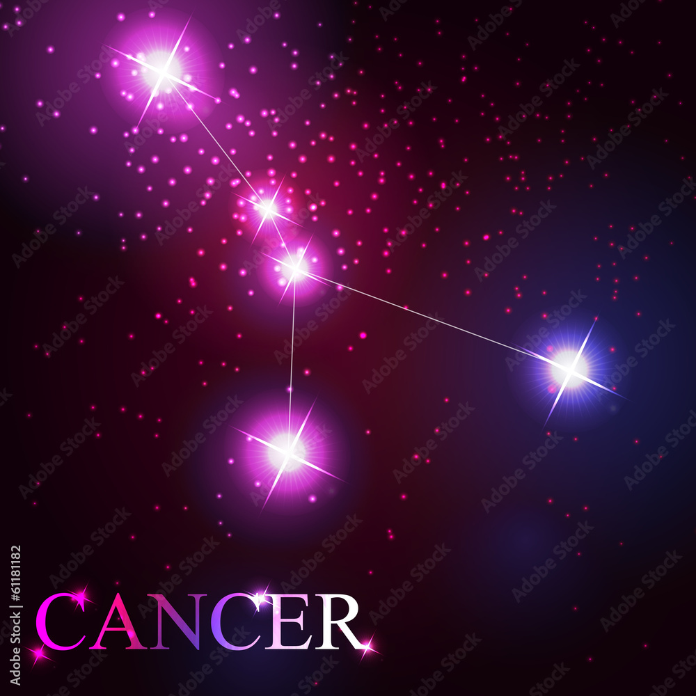 cancer zodiac sign of the beautiful bright stars