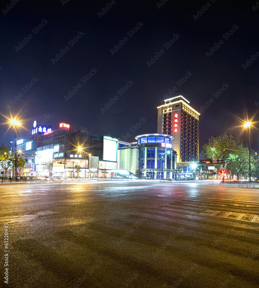 现代城市夜背景