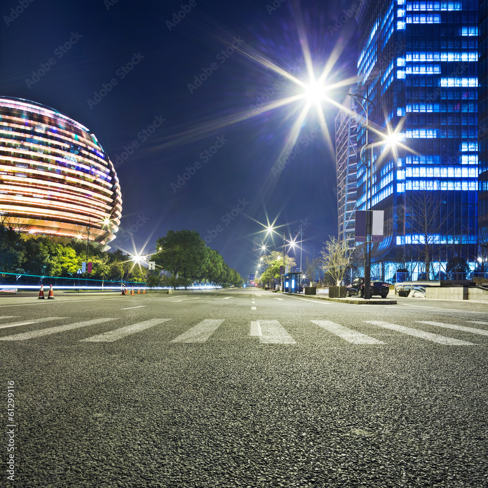 现代建筑的夜景