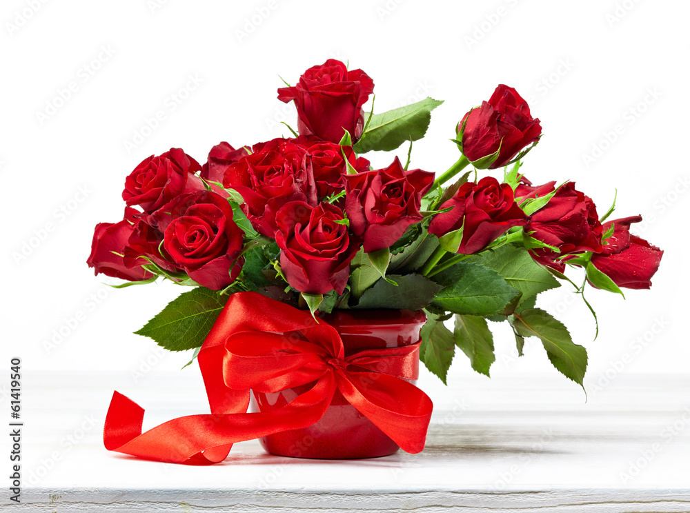 red roses