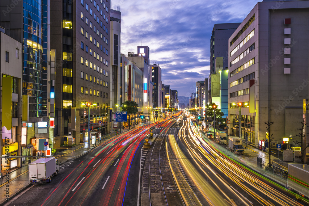 广岛，日本城市景观