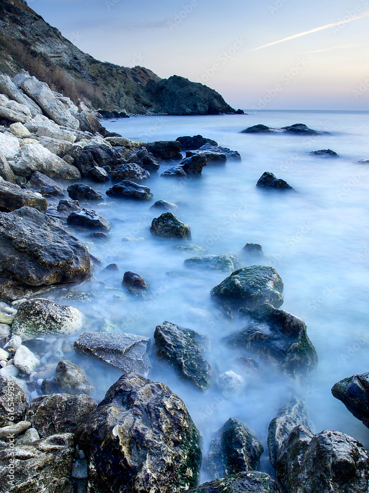 Seascape during sunset