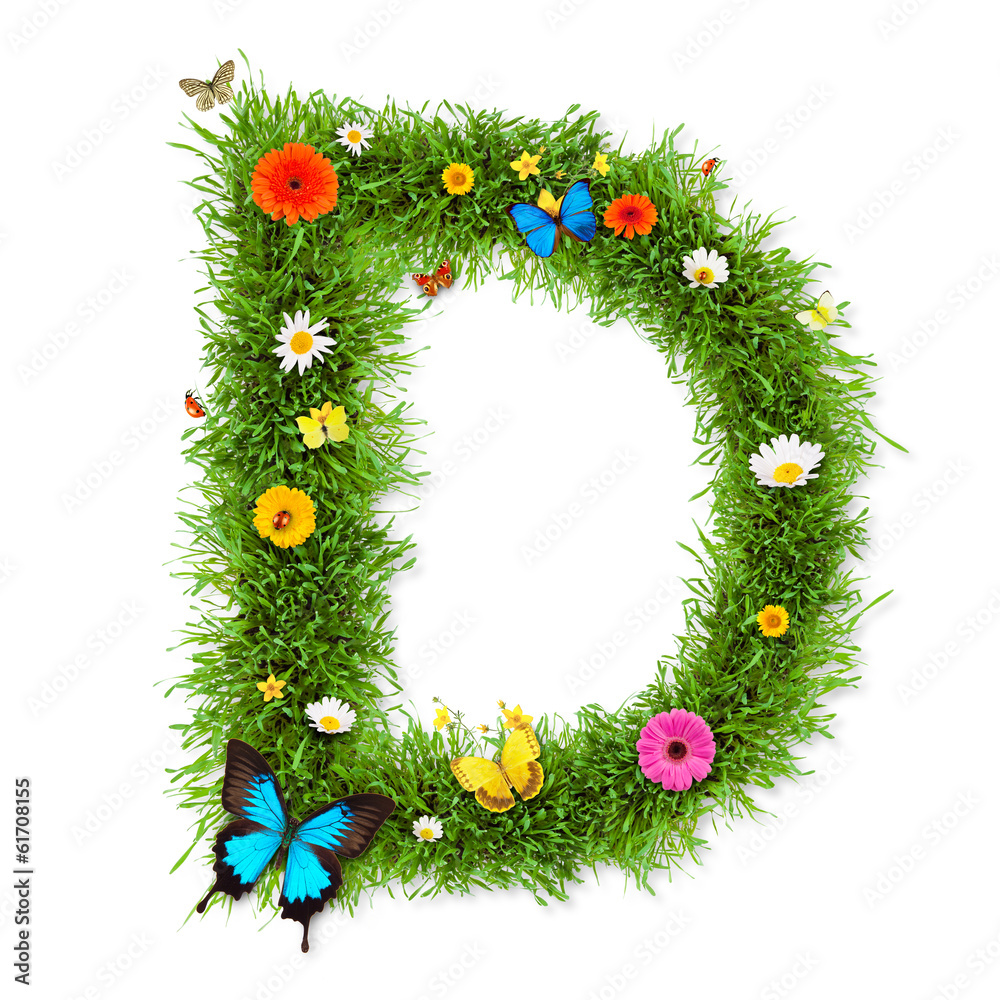 Spring letter D