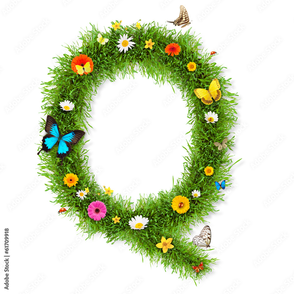 Spring letter Q