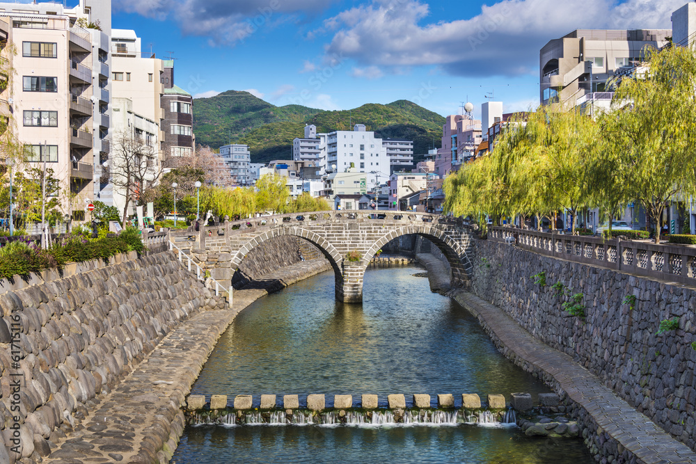 长崎，日本在Spectacles大桥