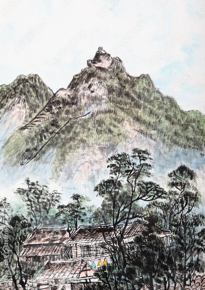 中国画，山水