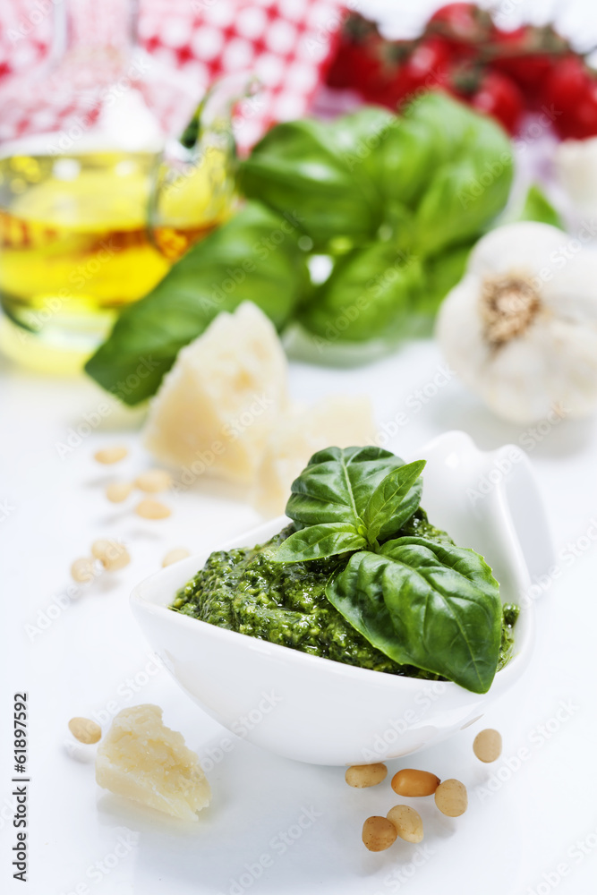 freshly made pesto