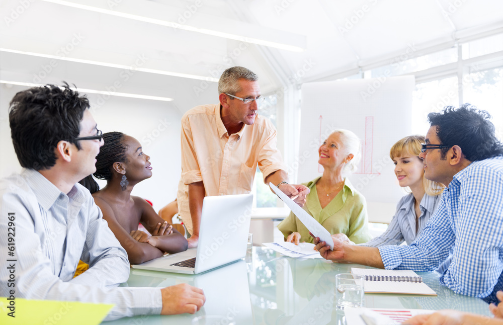 Group of Business People Meeting