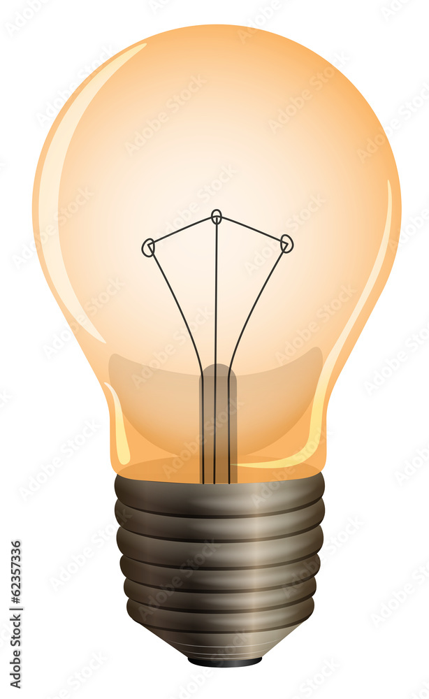 An orange bulb