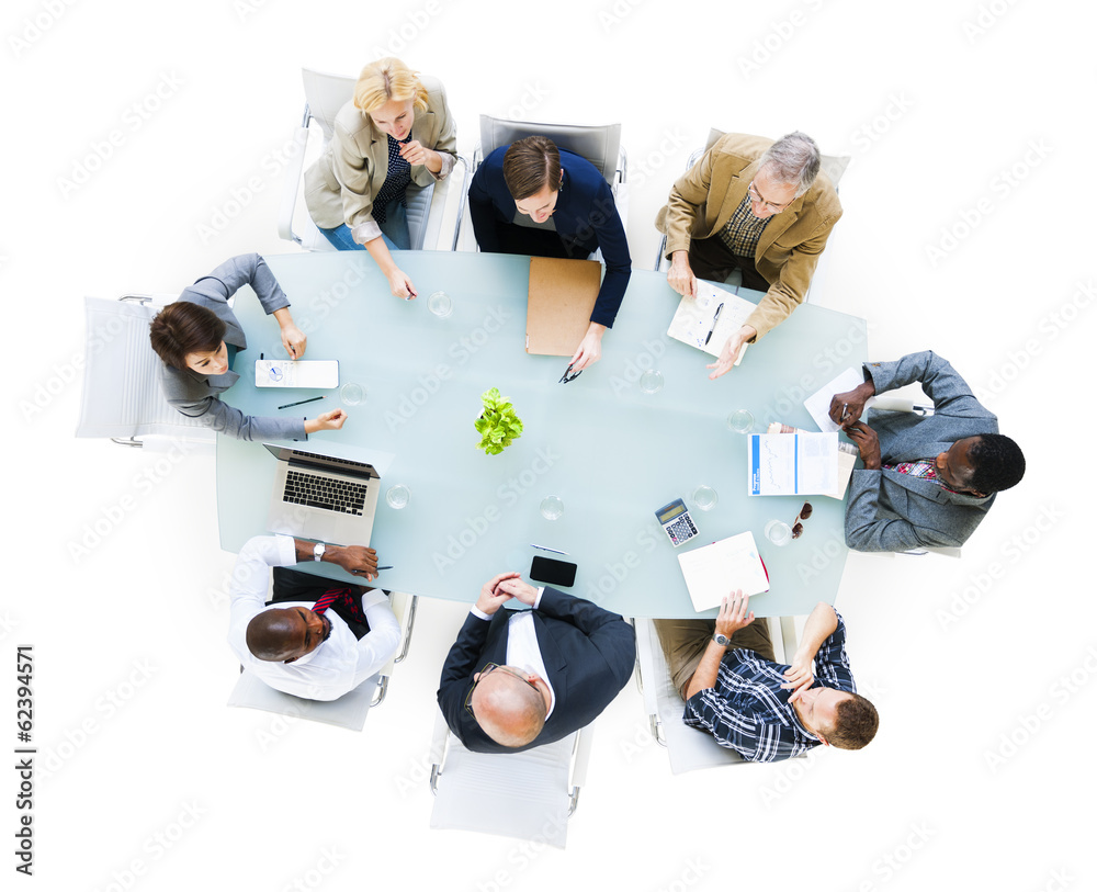 Group of  Business People Around Conference Table